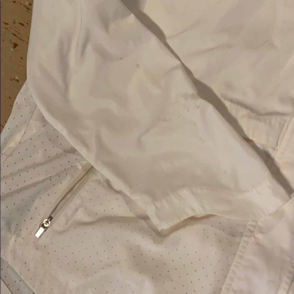 Athleta White Light Weight Performance Jacket - image 4